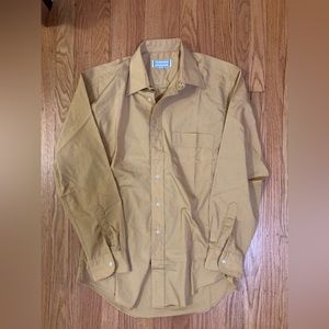 Yves Saint Laurent mustard yellow shirt 14.5 32/33